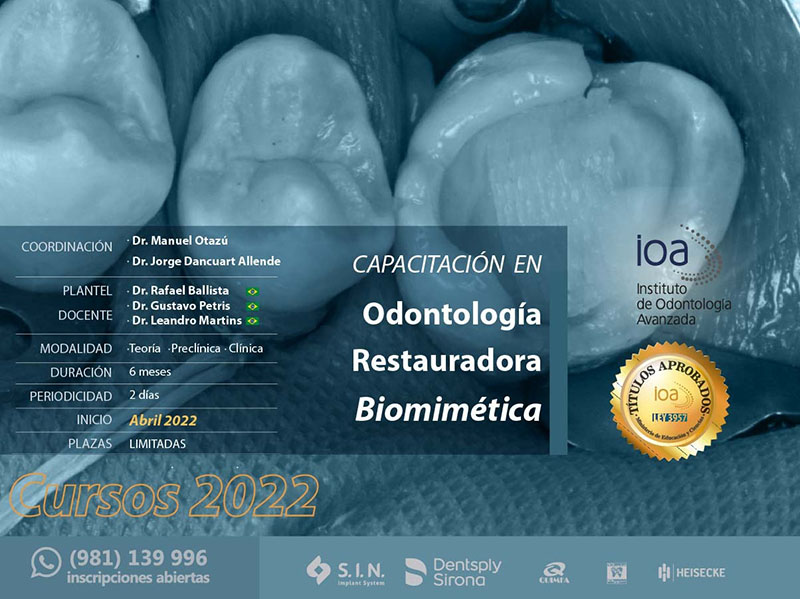 Capacitación en Odontología Restauradora Biomimética