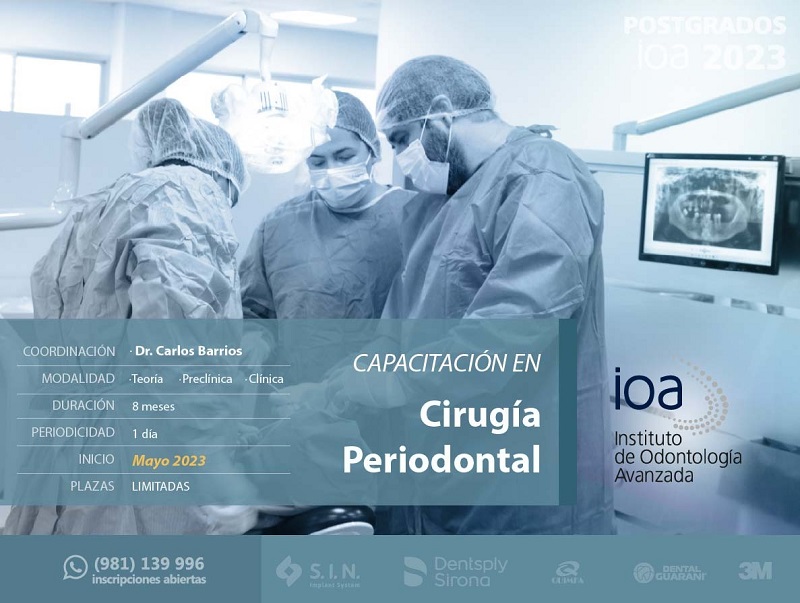 Curso de Capacitación en Cirugía Periodontal 2023