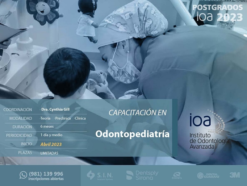 Curso de Capacitacion en Odontopediatria 2023 Curso iniciado