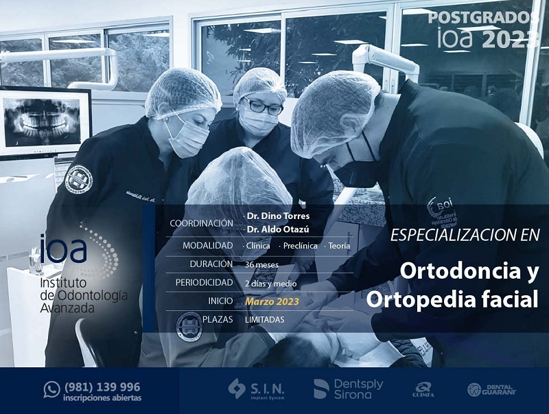 Especialización en Ortodoncia Curso iniciado