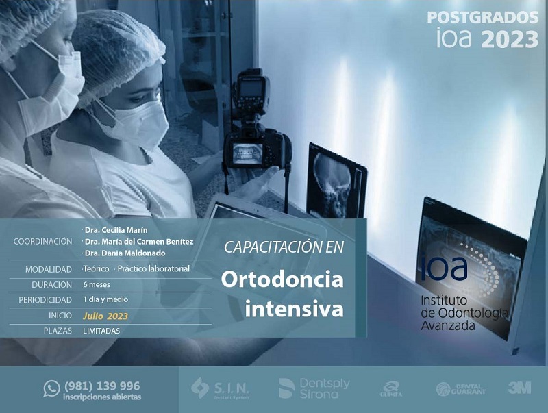 Curso de Capacitación en Ortodoncia intensiva 2023