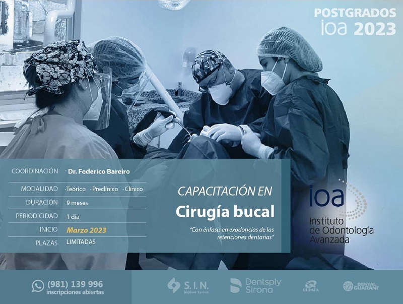 Curso de Capacitación Cirugía Bucal 2023 Curso iniciado